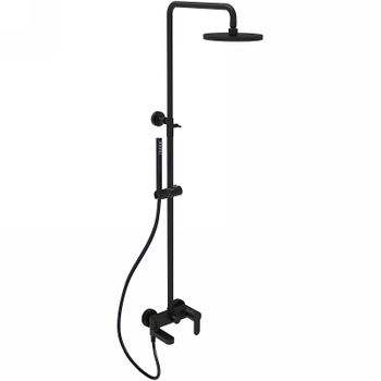 Комплект смесителей Paffoni Light KITCOL632NO71 Черный матовый — фото 2, Готовые комплекты для ванной комнаты