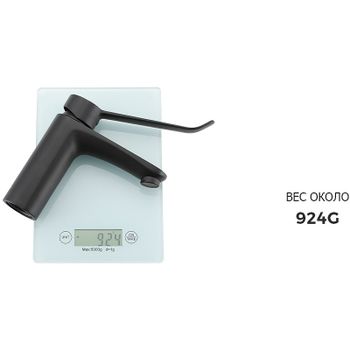 Смеситель для раковины Gappo G21-6 G1021-6 Черный матовый — фото 18, Смесители для раковины