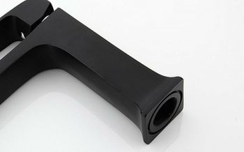 Смеситель для раковины Gappo G50 G1050 Черный матовый — фото 6, Смесители для раковины