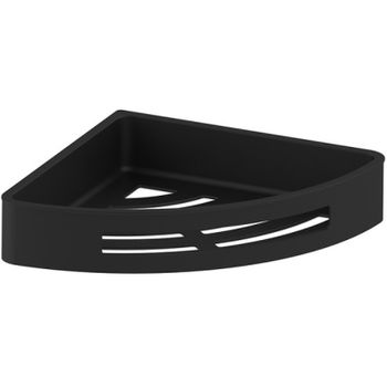 Полка угловая Iddis SHE11SBi44 Черный — фото 1, Полки для ванной и душа