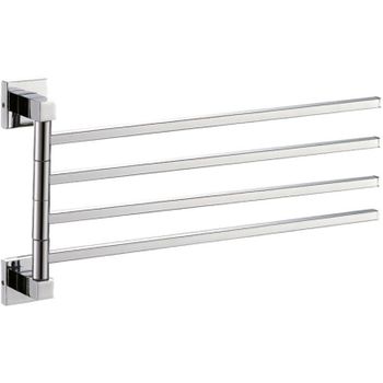 Полотенцедержатель Haiba HB8614 поворотный Хром — фото 1, Полотенцедержатели