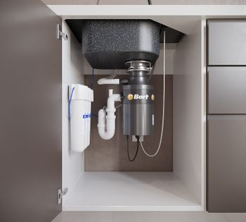 Кухонная мойка Domaci Бьелла DMC-10 DMC-10-308 Черная — фото 8, Кухонные мойки