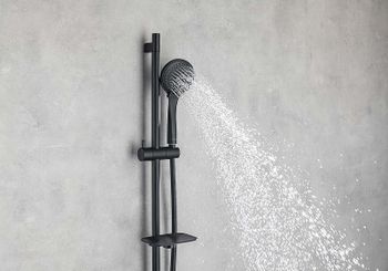 Комплект смесителей Aquatek Вега AQ1030MB Черный матовый — фото 7, Готовые комплекты для ванной комнаты