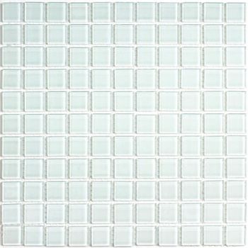 Мозаика Bonaparte Стеклянная White glass 30х30 см — фото 1, Мозаика