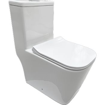 Унитаз моноблок Triton Mono Щ0000057977 с сиденьем Микролифт — фото 1, Напольные унитазы