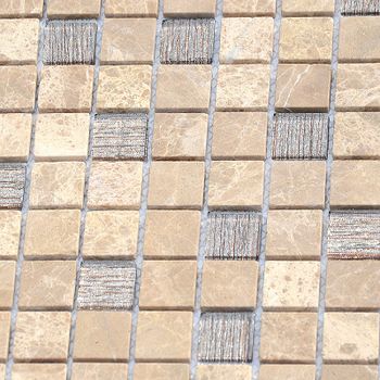 Мозаика Caramelle mosaic Silk Way Bronze Velour 29,8x29,8 см — фото 2, Мозаика