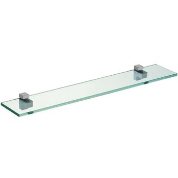 Стеклянная полка Aquaton 65 1A110203XX010 Хром Глянцевая — фото 1, Полки