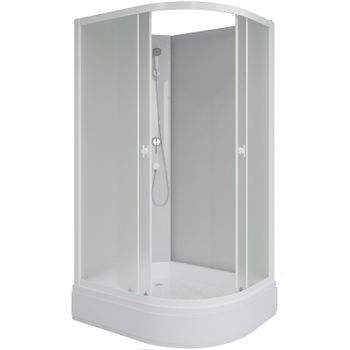 Душевая кабина Niagara Promo 100x80 L P100/80/26L/MT/BK без гидромассажа — фото 2, Душевые кабины