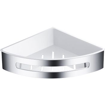 Металлическая полка Schein Accessories 9326CH угловая Хром — фото 1, Полки для ванной и душа