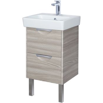 Тумба под раковину Aquaton Сильва 45 1A211701SIW60 Дуб фьорд — фото 1, Тумбы под раковину