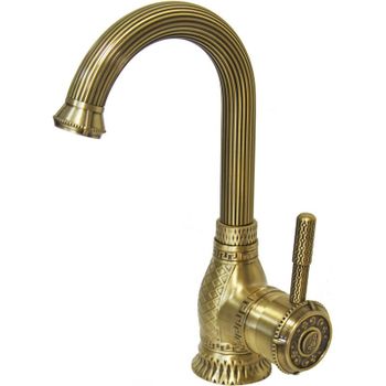 Смеситель для раковины ZorG Antic A 207U-BR Бронза — фото 1, Смесители для раковины