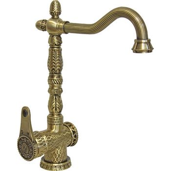 Смеситель для кухни ZorG Antic A 421 K-BR Бронза — фото 1, Смесители для кухни