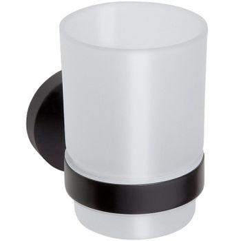 Стакан для зубных щеток Sapho X-round black XB900 Черный — фото 1, Стаканы для зубных щеток