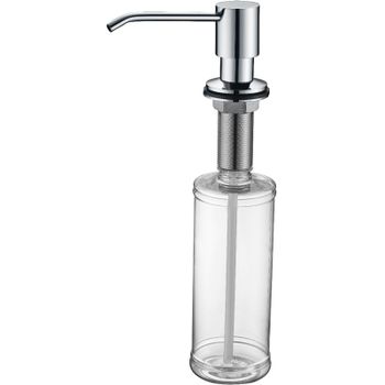 Дозатор для моющего средства Paulmark Rein D002CR Хром — фото 1, Дозаторы для кухонных моек