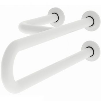 Поручень Nofer 15047.W Белый — фото 1, Поручни для ванной