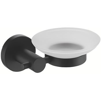 Мыльница Frap F302 F30202 Черная матовая — фото 1, Мыльницы