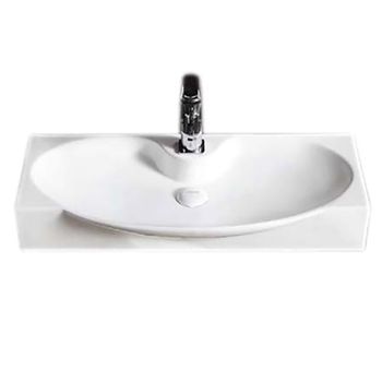 Раковина CeramaLux 68 STR 4282A Белая — фото 1, Мини-раковины