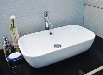 Раковина-чаша CeramaLux 61 9217 Белая — фото 2, Раковины накладные