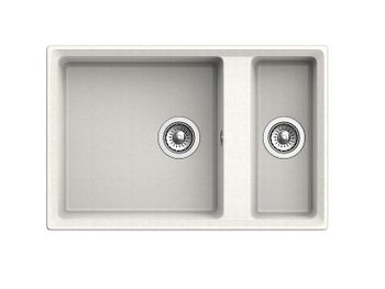 Кухонная мойка GranFest Level GF-LV-760K Белая — фото 2, Кухонные мойки