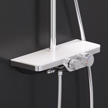 Душевая система Damixa Apollo 947730000 Хром — фото 4, Душевые стойки