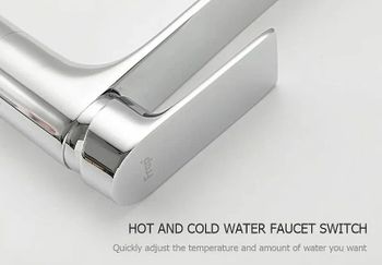 Смеситель для раковины Frap H71 F1071-2 Хром — фото 3, Смесители для раковины