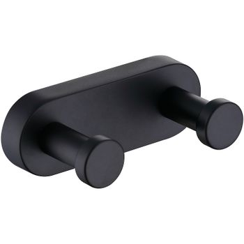 Вешалка для полотенец Raglo R300.052.06 Черный матовый — фото 1, Крючки для полотенец