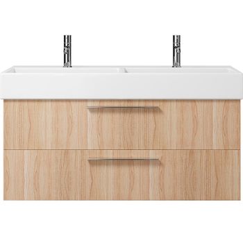 Тумба под раковину Creto Tivoli 120 Due 8-1393S подвесная Soft — фото 1, Тумбы под раковину