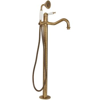 Смеситель для ванны Migliore Oxford 19557 Бронза — фото 1, Смесители напольные