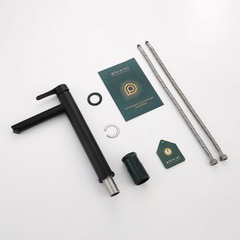 Смеситель для раковины Splenka S223.15.06 Черный матовый — фото 11, Смесители для раковины