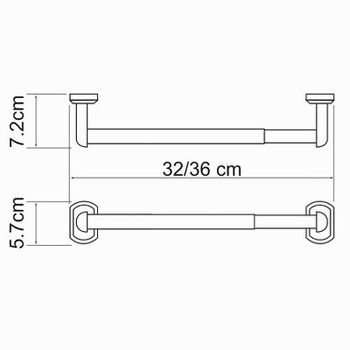 Держатель бумажных полотенец WasserKRAFT Oder K-3091 Хром — фото 3, Полотенцедержатели