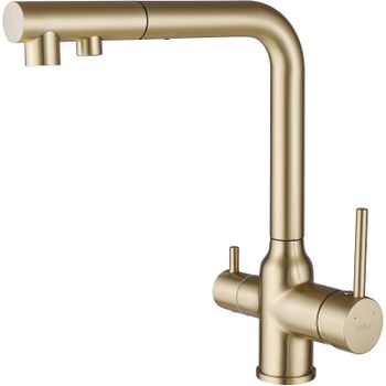 Смеситель для кухни Abber Emotion AF8814G Золото матовое — фото 1, Смесители для кухни