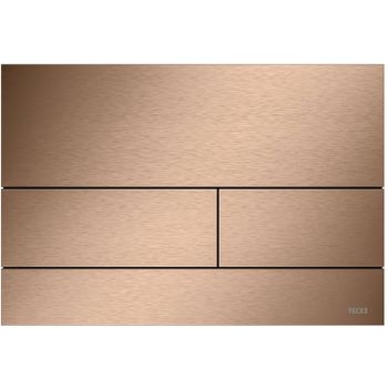 Клавиша смыва Tece Square II 9240848 (9240840) для унитаза PVD Brushed Red Gold — фото 1, Кнопки смыва