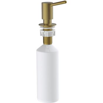 Дозатор для моющего средства Iddis Kitchen Line SDIMG00i59 Золото — фото 1, Дозаторы для кухонных моек