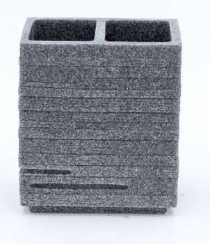 Стакан для зубных щеток Ridder Brick 22150207 Серый — фото 2, Стаканы для зубных щеток