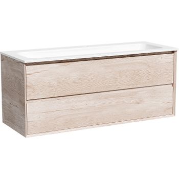 Тумба под раковину Sancos Marmi 2.0 120 MR2.0120EG подвесная Дуб галифакс натуральный — фото 1, Тумбы под раковину