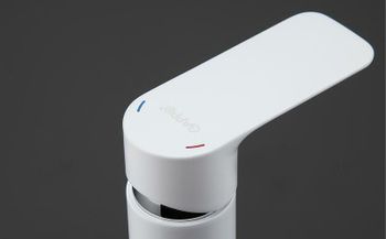 Смеситель на борт ванны Gappo G48 G1148-8 Белый Хром — фото 7, Смесители на борт ванны