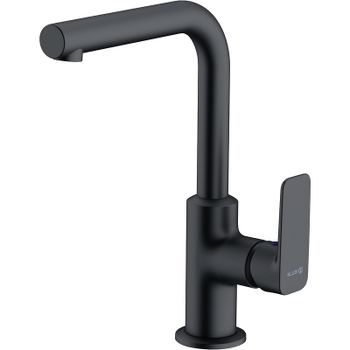 Смеситель для раковины Kludi Pure Style 400243975 Черный матовый — фото 1, Смесители для раковины