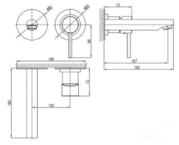 Смеситель для раковины Rav Slezak Seina SE934 Хром — фото 4, Смесители для раковины