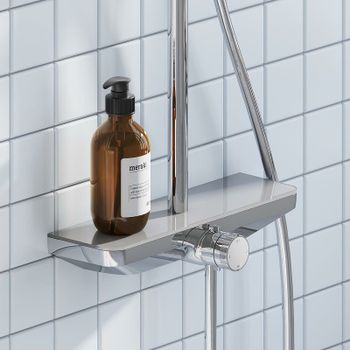 Душевая система Damixa Merkur 940730000 Хром — фото 3, Душевые стойки