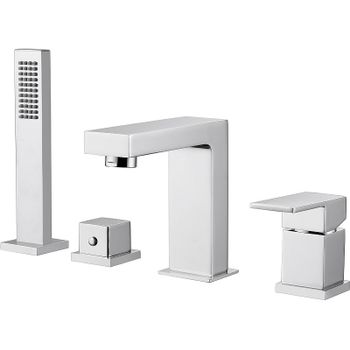 Смеситель на борт ванны Abber Daheim AF8213 Хром — фото 1, Смесители на борт ванны