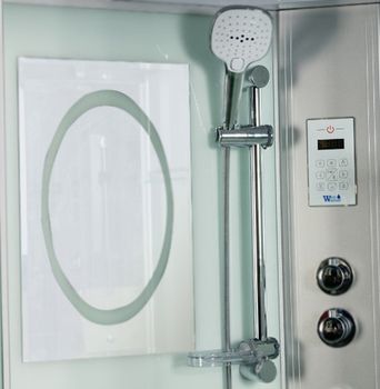 Душевой бокс WeltWasser WW500 Emmer 13555 135x135 10000003290 профиль Хром стекло прозрачное — фото 5, Душевые боксы