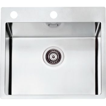 Кухонная мойка Alveus Pure 70 KMB-90 565x525 1122385 Брашированная сталь — фото 1, Кухонные мойки