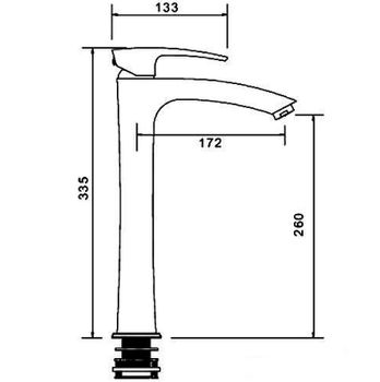 Смеситель для раковины Gappo G07 G1007-11 Хром — фото 10, Смесители для раковины