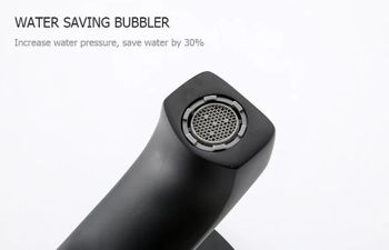 Смеситель для раковины Frap H71-6 F1071-6 Черный матовый — фото 3, Смесители для раковины