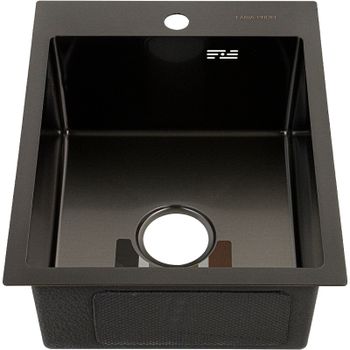 Кухонная мойка Fabia 40х50 40503G Графит — фото 2, Кухонные мойки