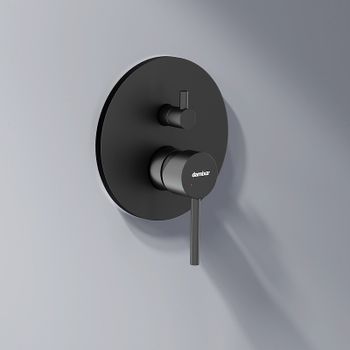 Душевая система Damixa Scandinavian Pure 936520300 Черная матовая — фото 5, Встраиваемые душевые комплекты