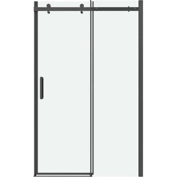 Душевая дверь Grossman Classic 100 100.K33.04.100.42.00 профиль Графит сатин стекло прозрачное — фото 1, Раздвижные душевые двери