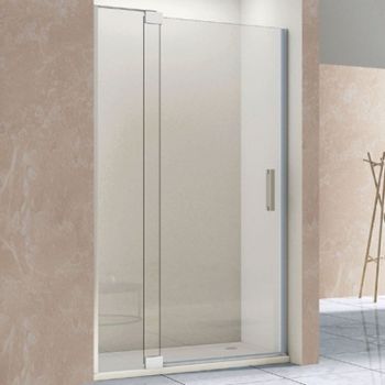 Душевая дверь Vincea Extra 120 VDP-1E1112CL профиль Хром стекло прозрачное — фото 1, Распашные душевые двери
