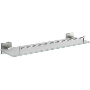 Стеклянная полка Frap F303 F30307 Сатин — фото 1, Полки для ванной и душа