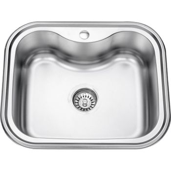 Кухонная мойка Seaman Eco Wien SWT-5848.A Нержавеющая сталь — фото 1, Кухонные мойки